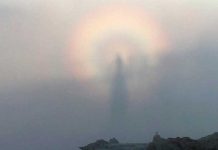 Salen a escalar y se topan con un ‘fantasma’ (FOTOS)