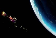 Tropas de OVNIs son captados sobrevolando la órbita de la Tierra nasa