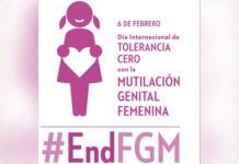 Día Internacional de Tolerancia Cero con la Mutilación Genital Femenina mujeres