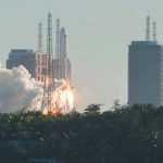 China lanza «éxitosamente» nuevo cohete con nave espacial estacion espacial