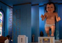 Figura gigante del Niño Dios en México causa furor en redes