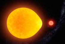 Descubren una estrella pulsante en forma de lágrima orbita