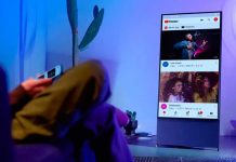 Samsung trae un televisor que gira automáticamente
