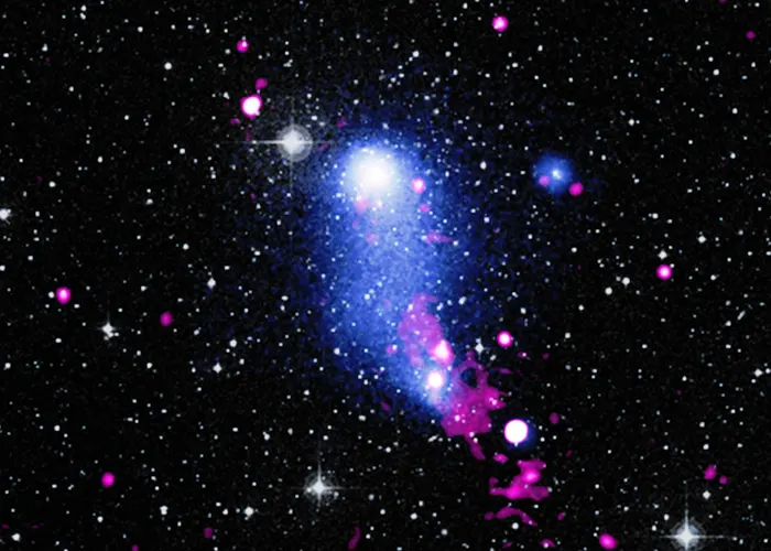 Colisión de cúmulos galácticos muestran impresionante ‘puente’ de gas cientificos