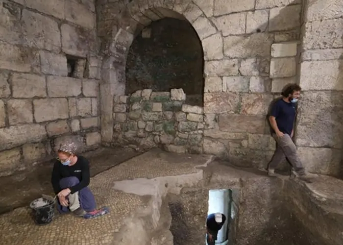 Encuentran complejo subterráneo de dos milenios de antigüedad en Jerusalén construccion