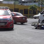 Motorizado lesionado al impactar con carro en barrio Largaespada nicaragua
