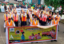 Nueva Guinea: Marchan para prevenir accidentes concientizacion en nueva guinea