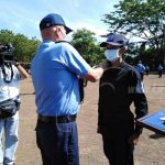 Más seguridad en Nicaragua: Policías se comprometen al cuido de la patria nicaragua