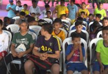 Inauguran mejoras en campo de fútbol en Nueva Guinea nicaragua