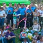 Policías de Nicaragua comparten tarde recreativa con sus hijos en la Loma de Tiscapa nicaragua