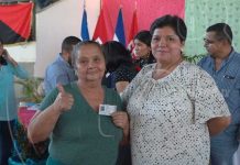 Ocotal: Autoridades entregan Carnet de Militancia Sandinista nicaragua