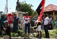 Marcha violenta deja tres lesionados en Isla de Ometepe nicaragua