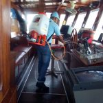 Realizan jornada de desinfección en buses y taxis de Ometepe nicaragua