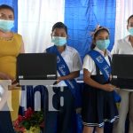 Ometepe: Dotan de tecnología a estudiantes de colegio Rigoberto Cabezas nicaragua