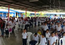 Inauguran año escolar 2018 en el municipio San Juan de Río Coco