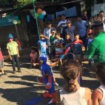 Celebran tarde recreativa con niños del barrio Óscar Turcios nicaragua