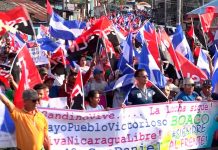 marcha en celebracion