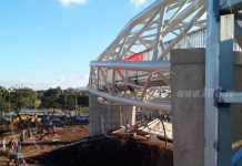 Instalación de puente que unirá al Luis Alfonso con Plaza 22 de Agosto tiene un 90% de avance nicaragua