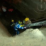 Managua: Pareja de motociclistas se precipitan a una profunda zanja managua