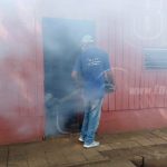 Fumigación en barrio El Recreo para evitar enfermedades nicaragua