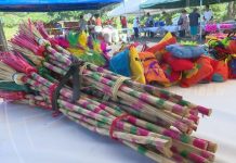 Aumentan ventas de matracas, pitos, dulces y frutas en el Mercadito Campesino nicaragua