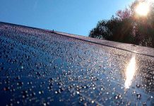 Estas placas aprovechan las gotas de lluvia para crear energía panel solar