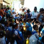 Estudiantes de preescolar en Tipitapa reciben paquetes escolares nicaragua