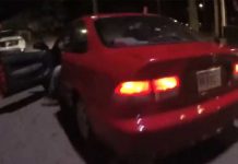Policía disparó a pareja que cantaba en un auto estacionado (video) estados unidos