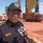 Nicaragüenses pasan el domingo el Parque Acuático y disfrutan una exposición de medios operativos de bomberos nicaragua
