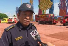 Nicaragüenses pasan el domingo el Parque Acuático y disfrutan una exposición de medios operativos de bomberos nicaragua