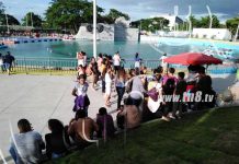 Familias visitan espacios de recreación en la Avenida de Bolívar a Chávez