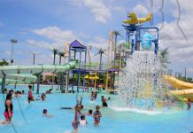 Familias se recrean en el parque acuático en paz y tranquilidad managua