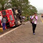 Matagalpa: Aparatoso accidente deja más de 20 personas lesionadas