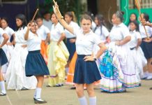 Colegio Filemón Rivera desde ya se prepara para las fiestas patrias nicaragua