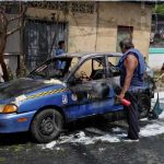 Managua: Fallas en el sistema eléctrico originan incendio en un taxi nicaragua