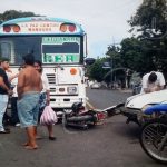 Managua: Triple accidente casi termina en tragedia nicaragua