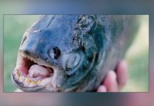Una niña pesca un raro pez nativo de Sudamérica con «dientes humanos» estados unidos