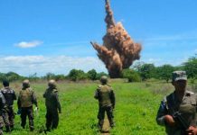 Militares hondureños destruyen pista clandestina usada para narcotráfico