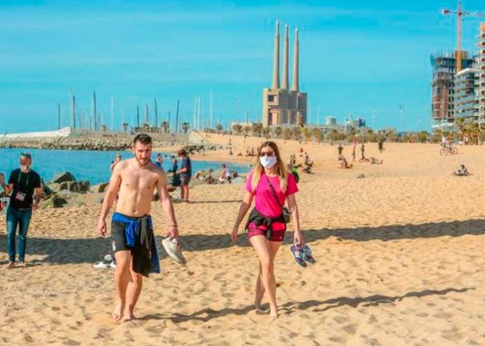 playas-de-barcelona pandemia