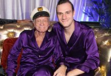 Heredero de Playboy se casa con actriz de Harry Potter cooper hefner
