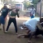 Se hace viral pleito de vecinos y vecinas en León nicaragua