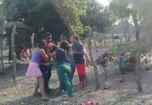 Pleito descomunal: mirá la trifulca que se armó en Nueva Segovia nicaragua