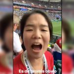 «Hablo español, pendejo», responde coreana a mexicano que se le burlaba aficionada