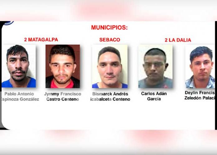 nicaragua, policia, matagalpa, captura, delincuencia,