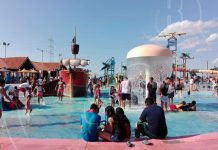 Familias disfrutan el último día de las vacaciones en centros de recreación de la capital