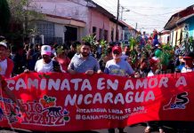 Familias demuestran alegría por el buen actuar del Gobierno en Reserva Biológica Indio Maíz caminata