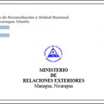 Comunicado Conjunto Gobierno de Nicaragua / Secretaría General de la OEA ministerio de relaciones exteriores