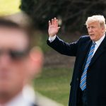 estatua de donald trump