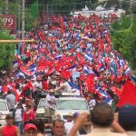 Multitudinaria caminata para exigir justicia para las víctimas del terrorismo caminata
