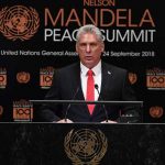 Presidente de Cuba honra a Nelson Mandela en la Cumbre de Paz presidente de cuba
